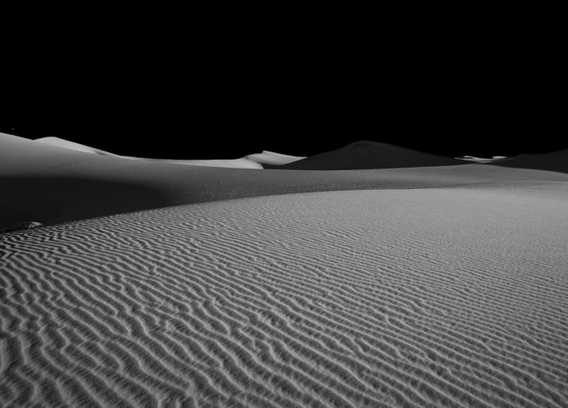 death-valleynight-rippled-sand