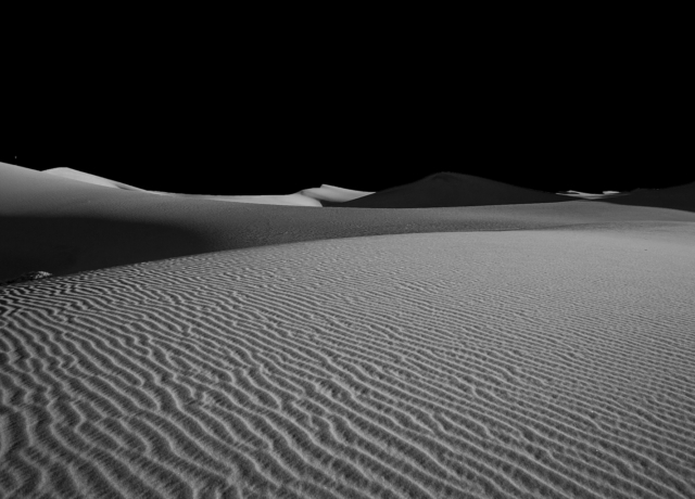 death-valleynight-rippled-sand